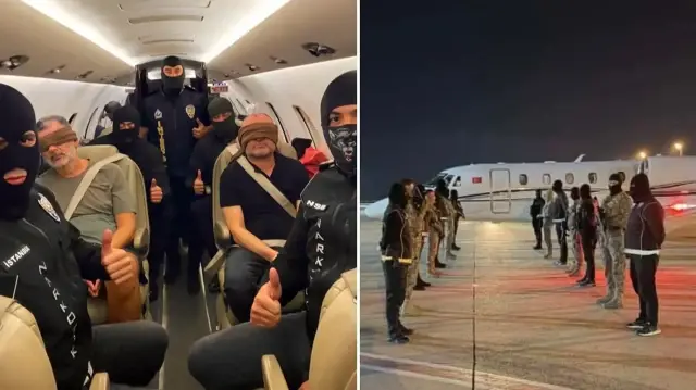 bakan yerlikaya duyurdu kirmizi bultenle aranan uyusturucu baronu turkiyeye getirildi WKcTy1m9