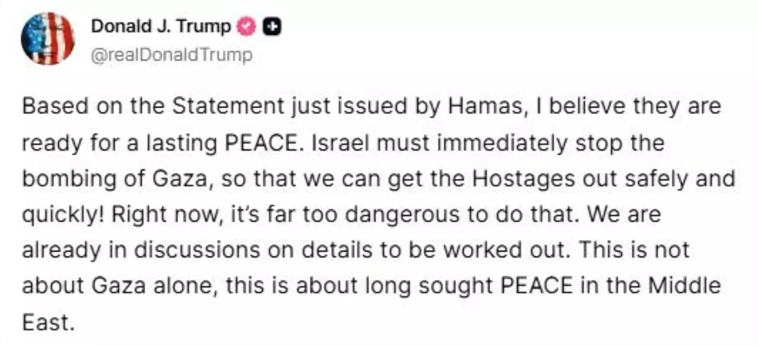 trumptan hamas aciklamasi kalici barisa hazir olabilirler InX2ND79