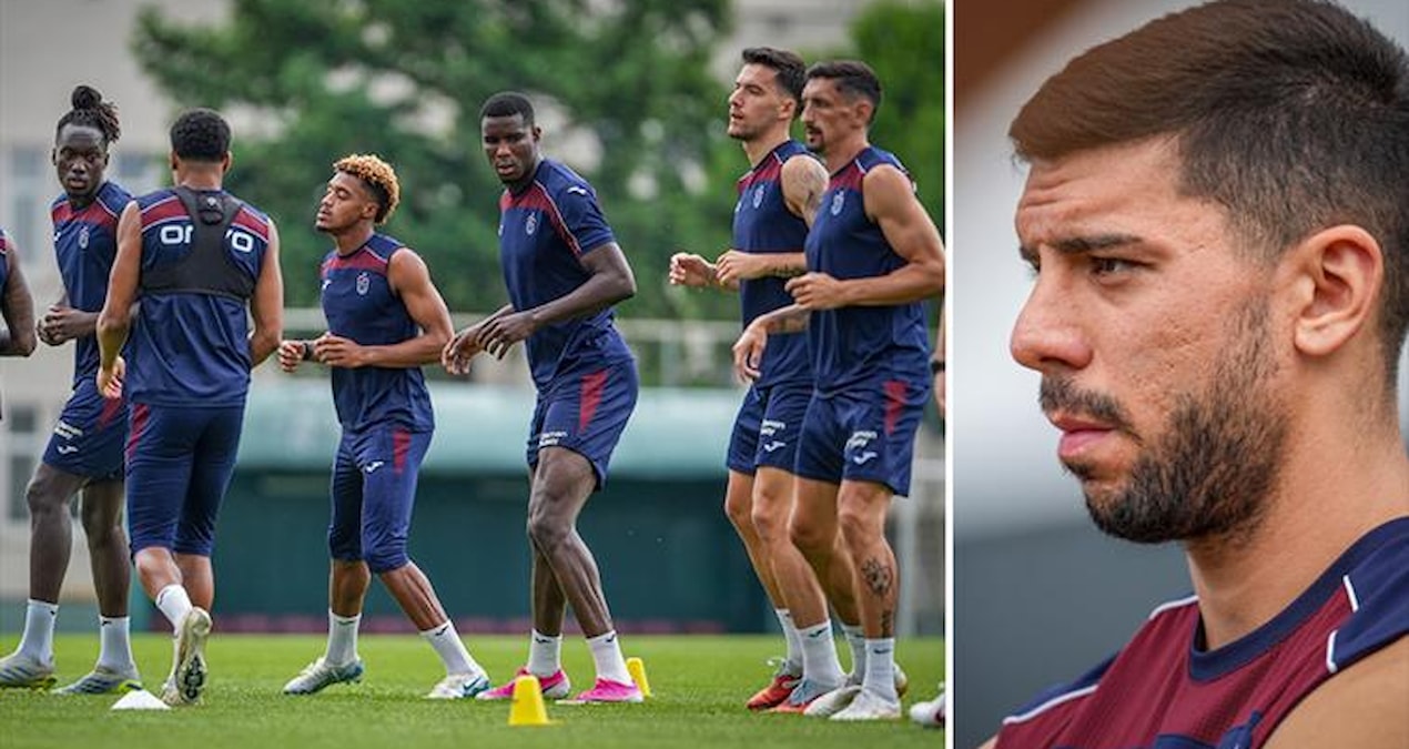 Trabzonspor’un yeni transferi ilk idmanına çıktı Img