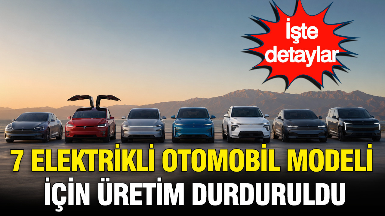 7 elektrikli otomobil modeli için üretim durduruldu Img