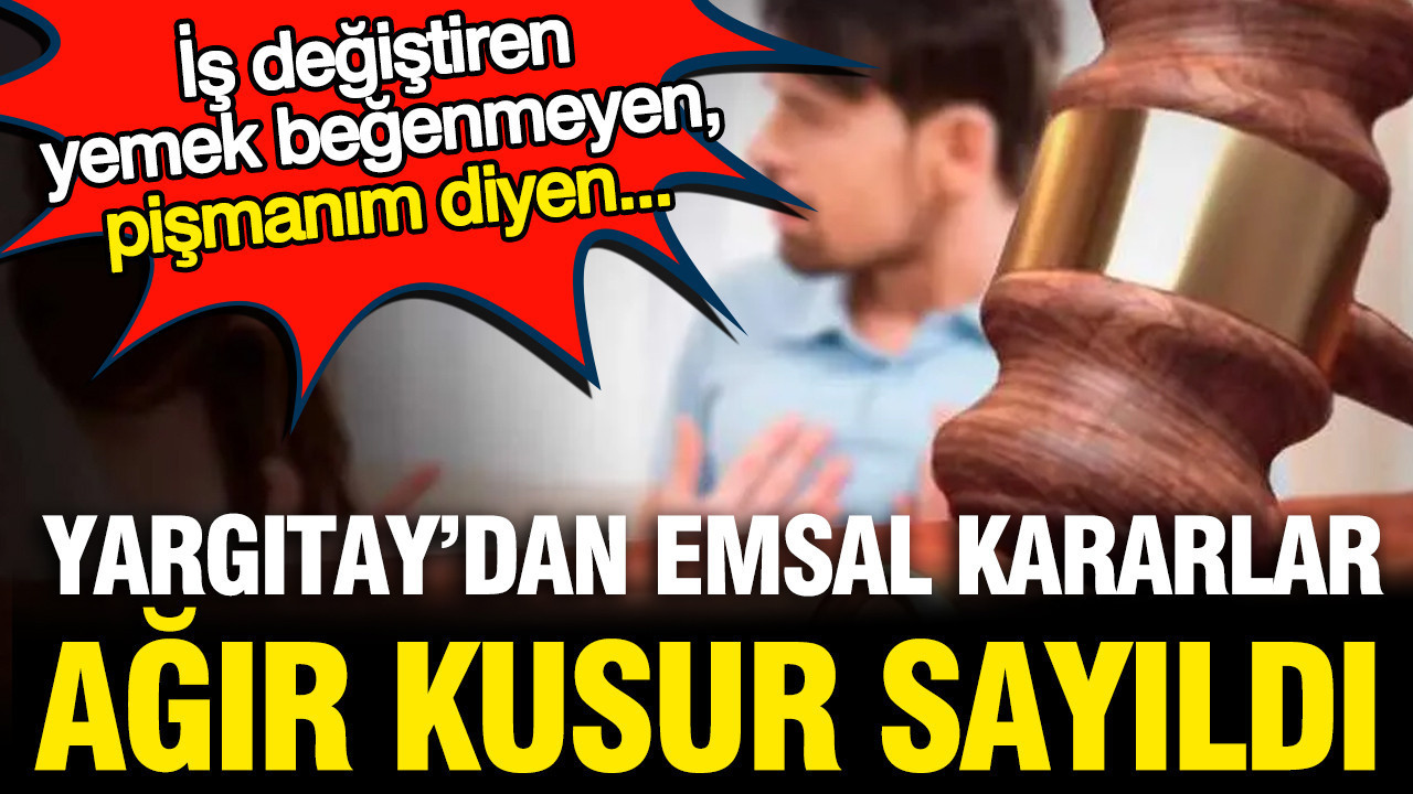 Yargıtay boşanma davalarında emsal kararlar verdi: İşte eşe karşı ağır kusur sayılan davranışlar Img